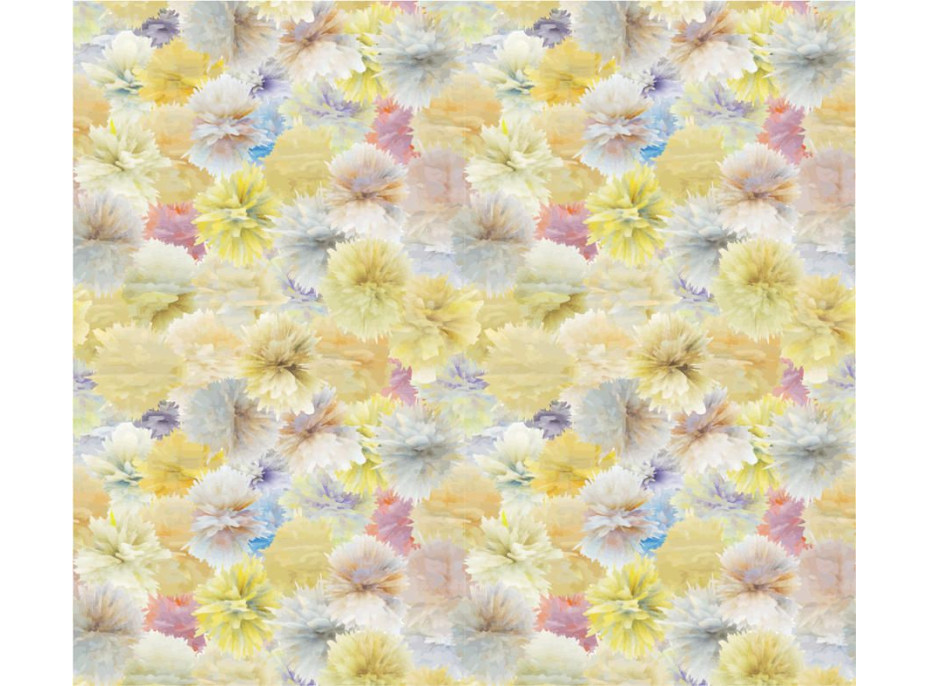 Dizajnový záves KVETY 280x245 cm