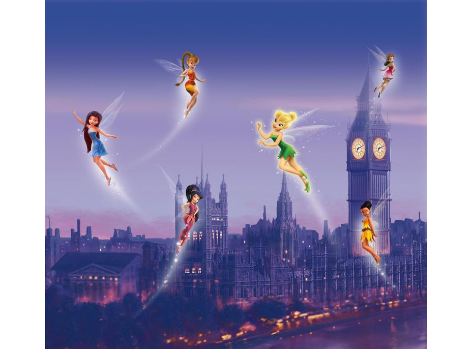 Detský záves DISNEY VÍLY V LONDÝNE 180x160 cm