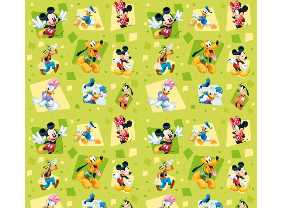 Detský záves DISNEY POSTAVIČKY 180x160 cm