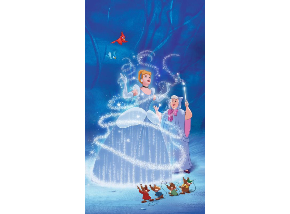 Detský záves DISNEY PRINCEZNA POPELKA 140x245 cm