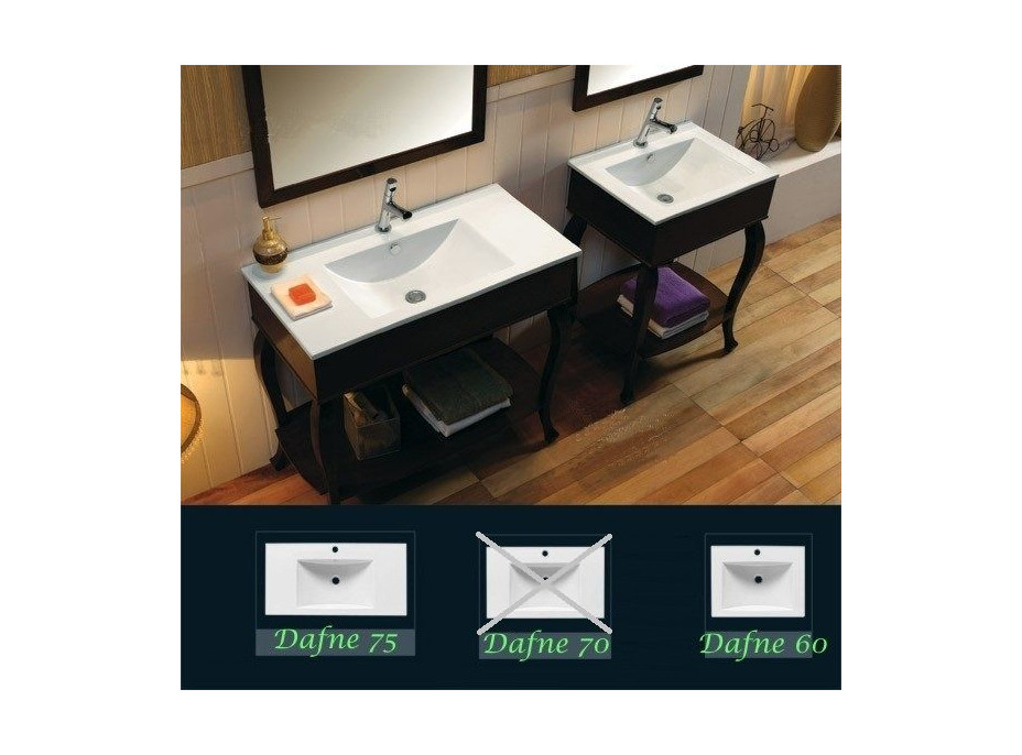 Keramické umývadlo DAPHNE 70