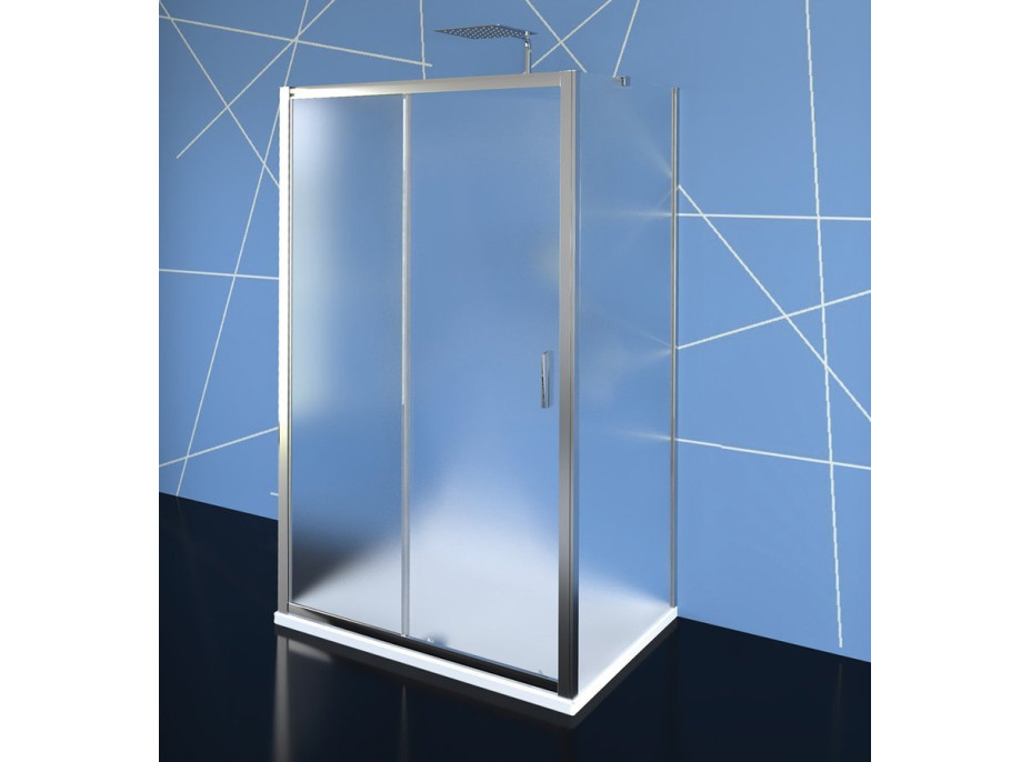 Polysan EASY LINE trojstenný sprchovací kút 1200x800mm, L/P variant, sklo Brick EL1238EL3238EL3238