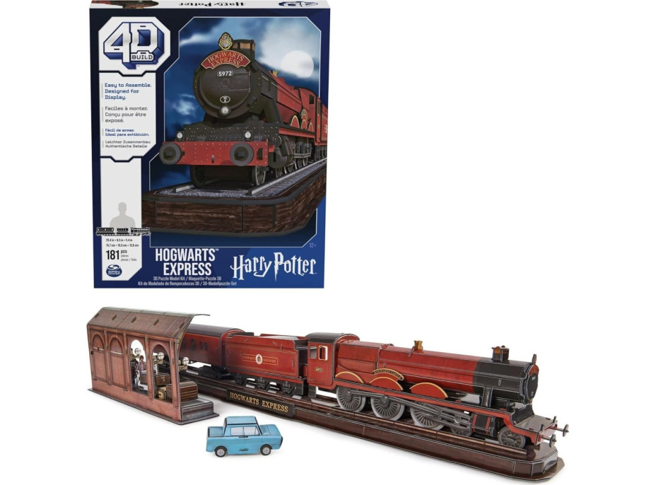 4D BUILD 3D Puzzle Harry Potter: Rokfortský Expres 181 dielikov