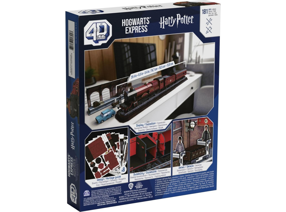 4D BUILD 3D Puzzle Harry Potter: Rokfortský Expres 181 dielikov