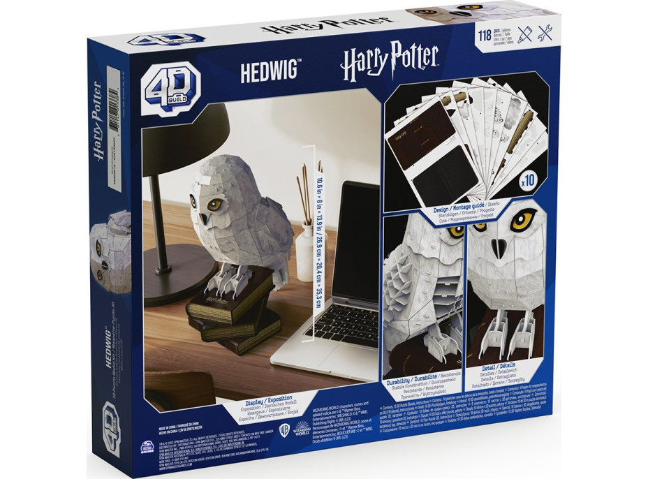 4D BUILD 3D Puzzle Harry Potter: Hedviga 118 dielikov