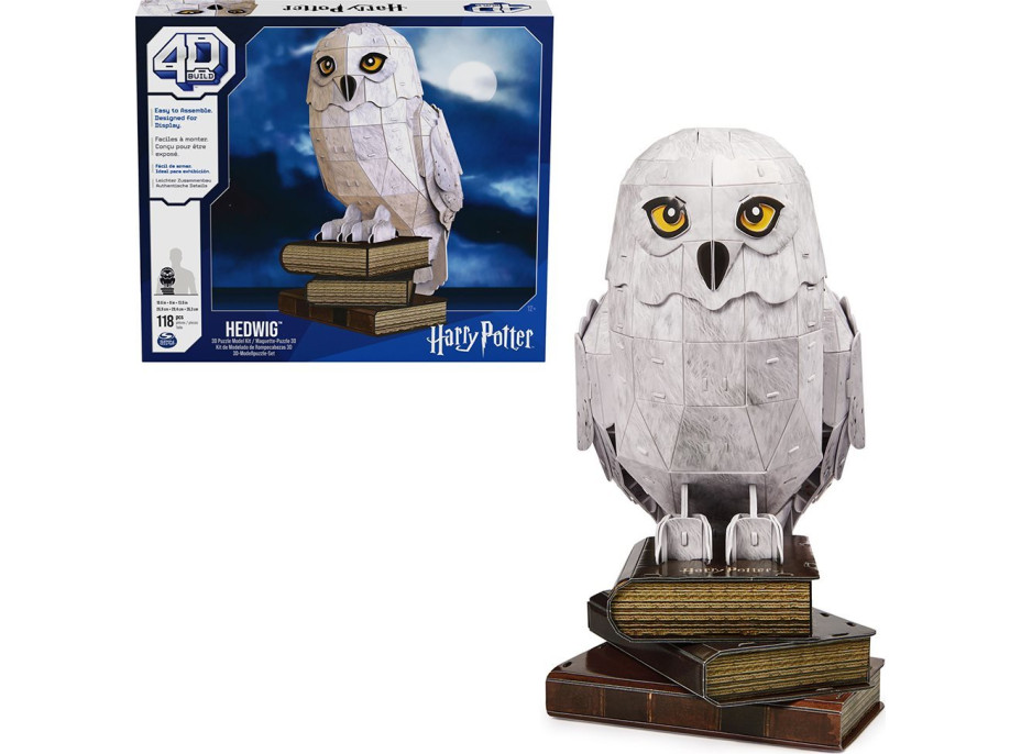 4D BUILD 3D Puzzle Harry Potter: Hedviga 118 dielikov
