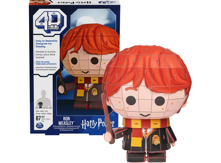 4D BUILD 3D Puzzle Harry Potter: Ron 87 dielikov