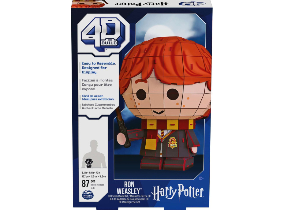4D BUILD 3D Puzzle Harry Potter: Ron 87 dielikov