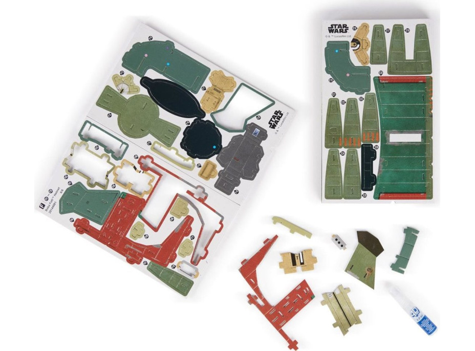4D BUILD 3D Puzzle Star Wars: Boba Fett 93 dielikov