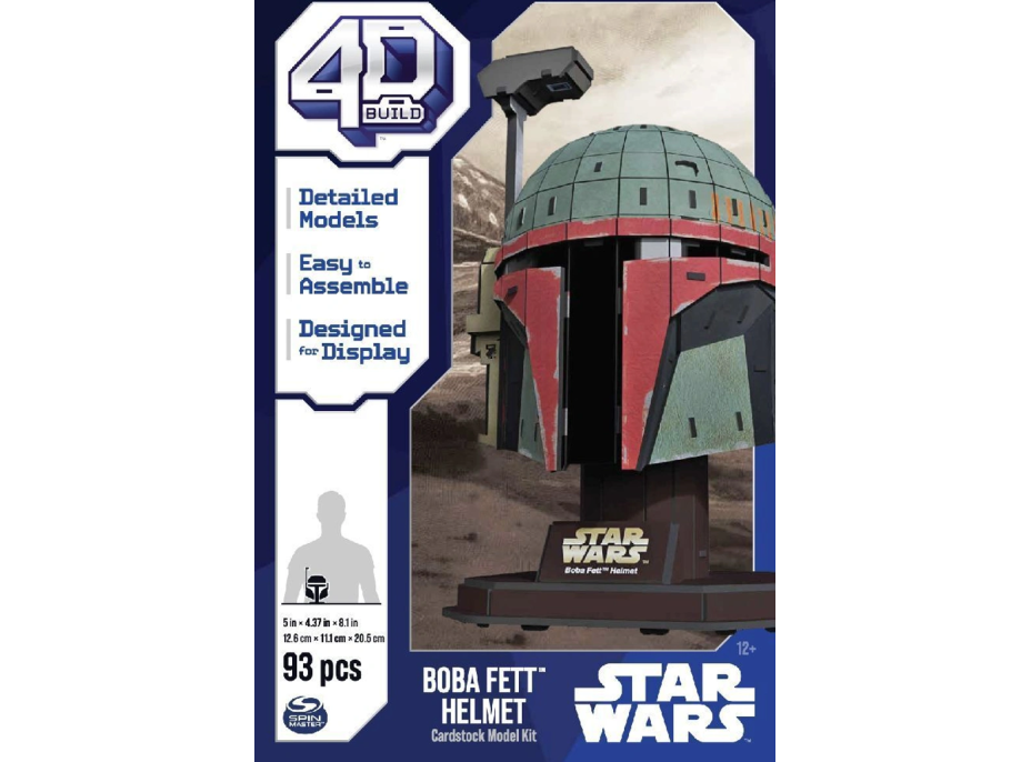 4D BUILD 3D Puzzle Star Wars: Boba Fett 93 dielikov