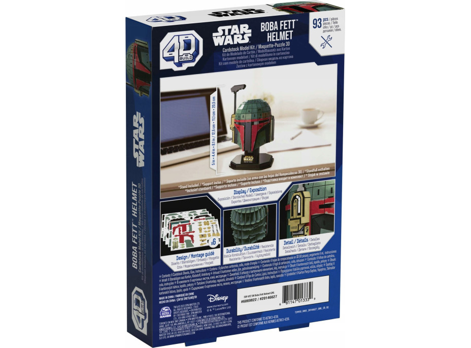 4D BUILD 3D Puzzle Star Wars: Boba Fett 93 dielikov