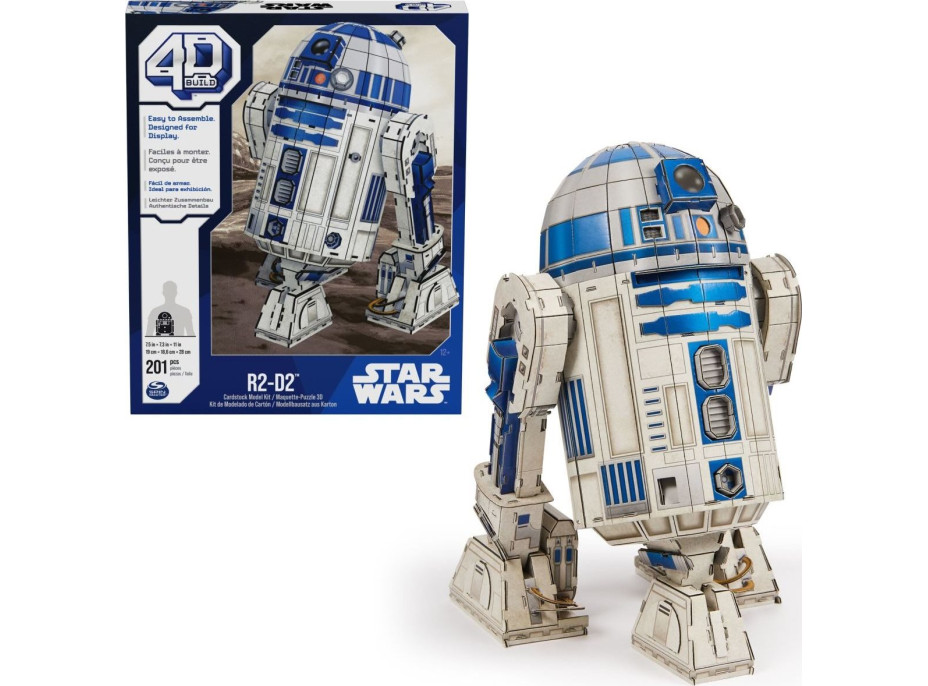 4D BUILD 3D Puzzle Star Wars: R2-D2 201 dielikov