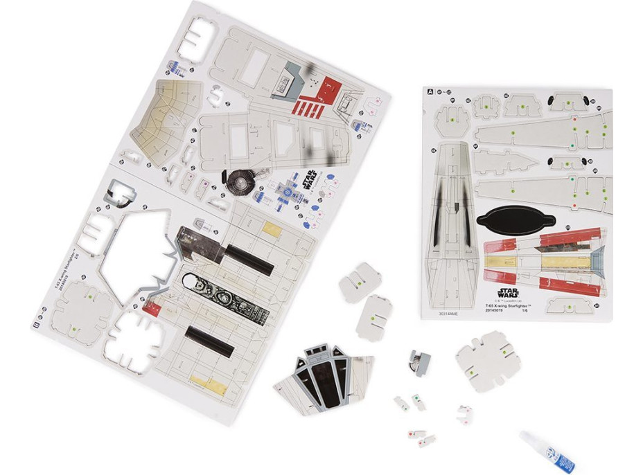 4D BUILD 3D Puzzle Star Wars: Stíhačka X-Wing 160 dielikov