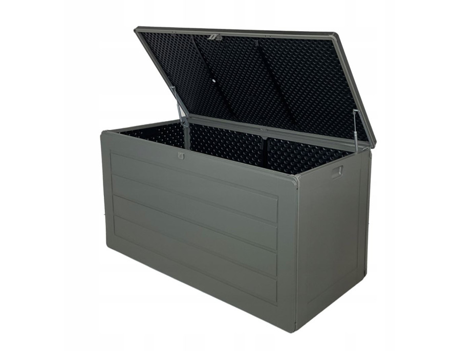 Záhradný úložný box 680 l - šedý