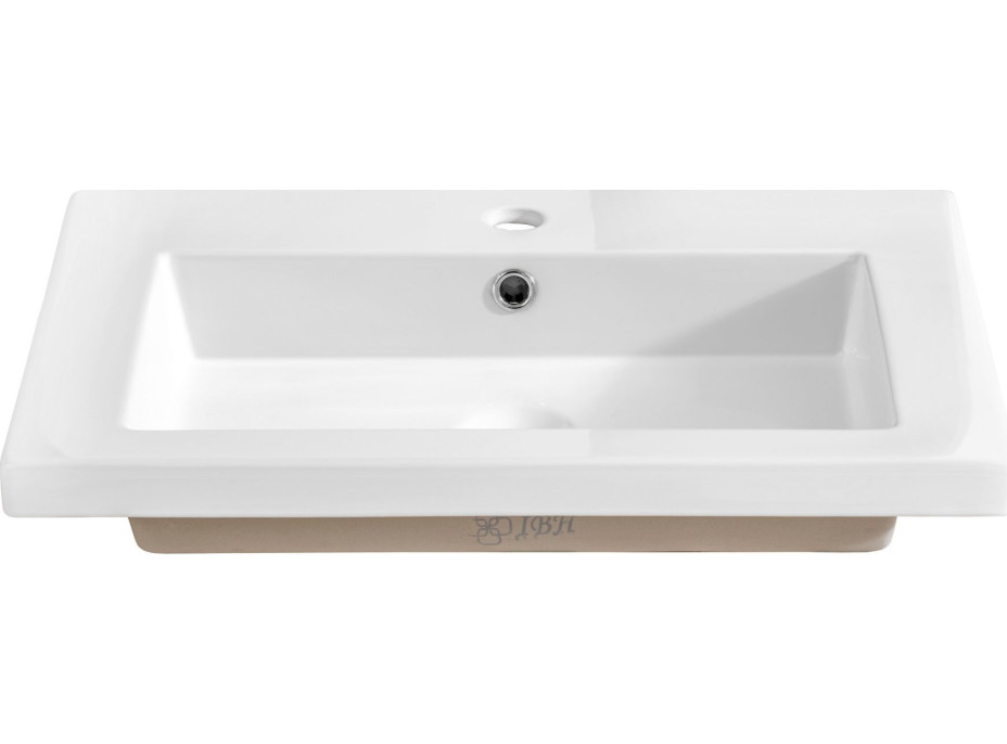 Keramické umývadlo SPIRIT WHITE DP 60 cm - biele