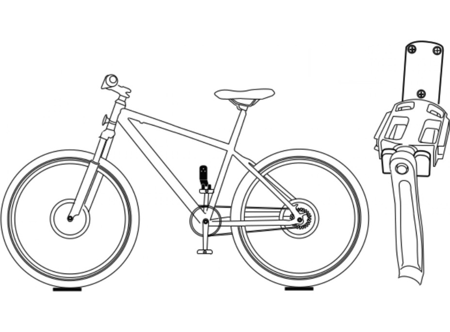 Nástenný vešiak na bicykel BIKEST