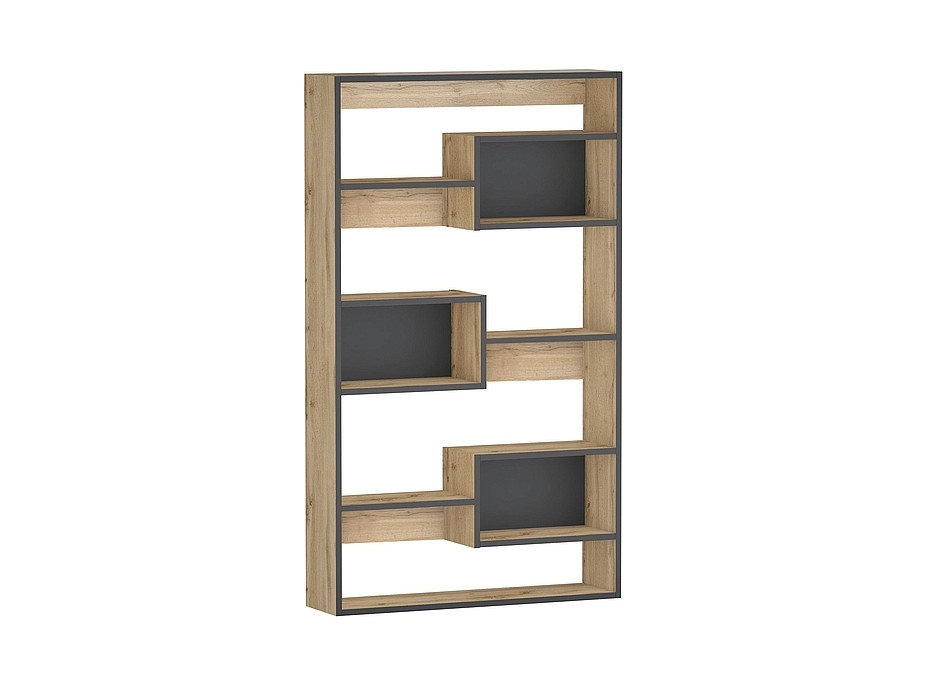 Regál MATRIX 170x100 cm - dub wotan/antracit