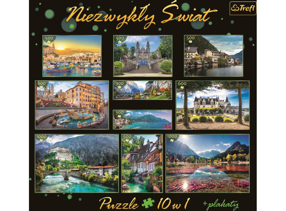 TREFL Puzzle Neobyčajný svet 10v1