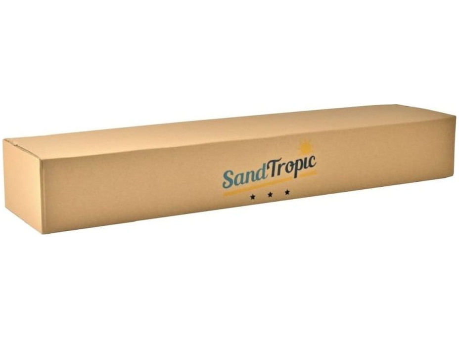 SAND TROPIC Drevené pieskovisko s lavičkami a príslušenstvom 100x100cm (impregnované)