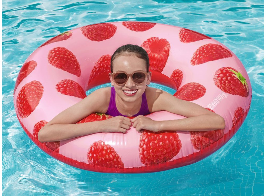 BESTWAY Nafukovací kruh 119cm Maliny