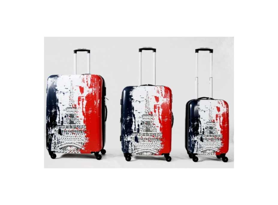 Moderní cestovní kufry PAŘÍŽ