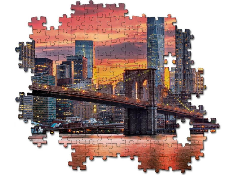 CLEMENTONI Puzzle East River za súmraku 1500 dielikov