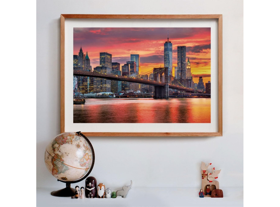 CLEMENTONI Puzzle East River za súmraku 1500 dielikov