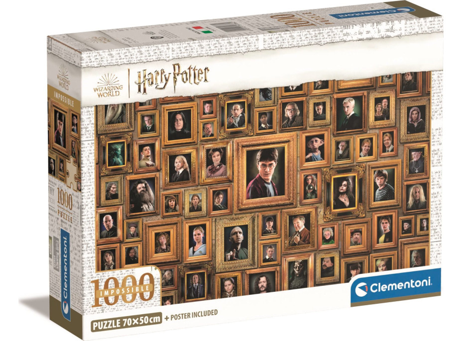 CLEMENTONI Puzzle Impossible: Harry Potter 1000 dielikov