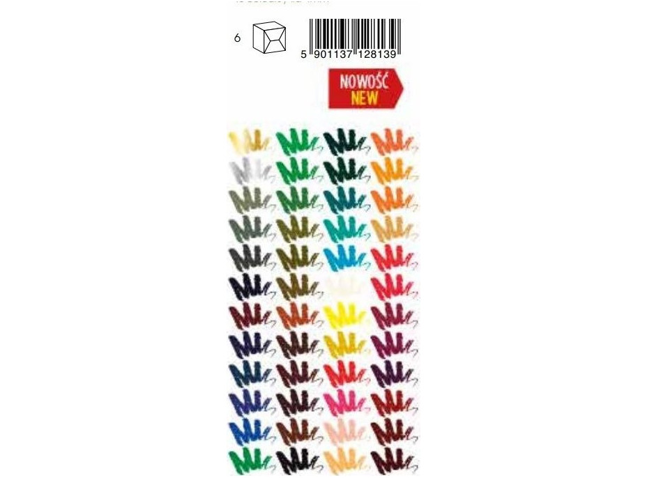 ASTRA Pastelky s XXL tuhou 48 ks