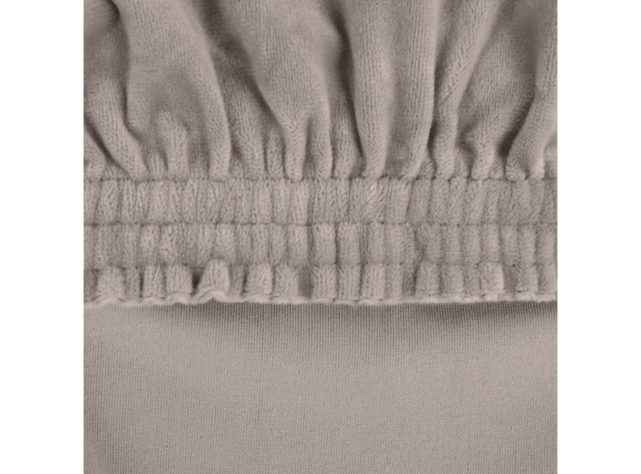 Poťah na sedačku 4os. SMART PROTECT Velvet XL - béžový