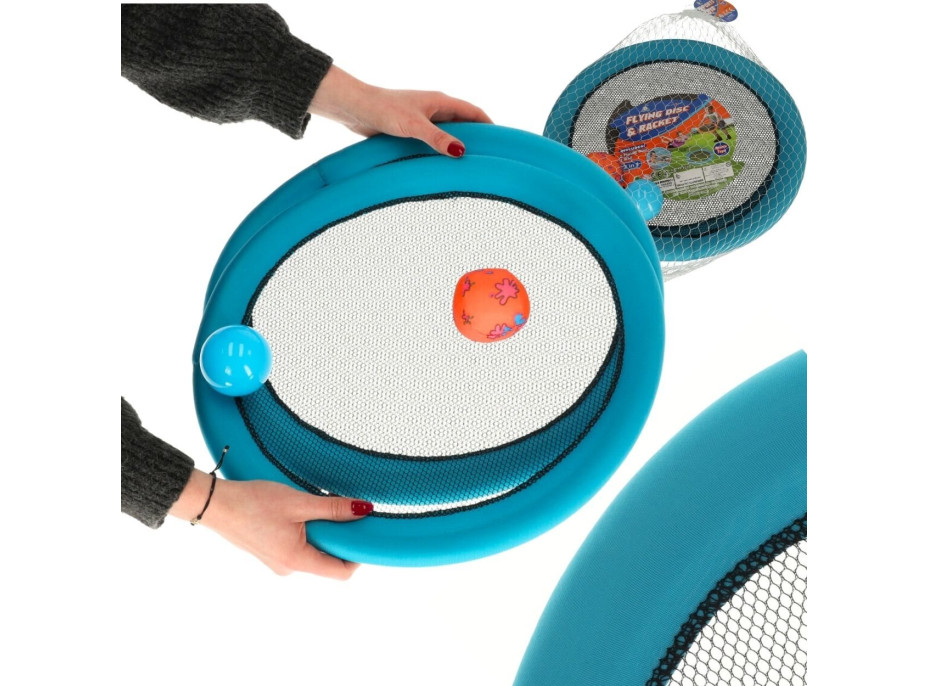 KIK Catch Ball lietajúce disky s loptičkami