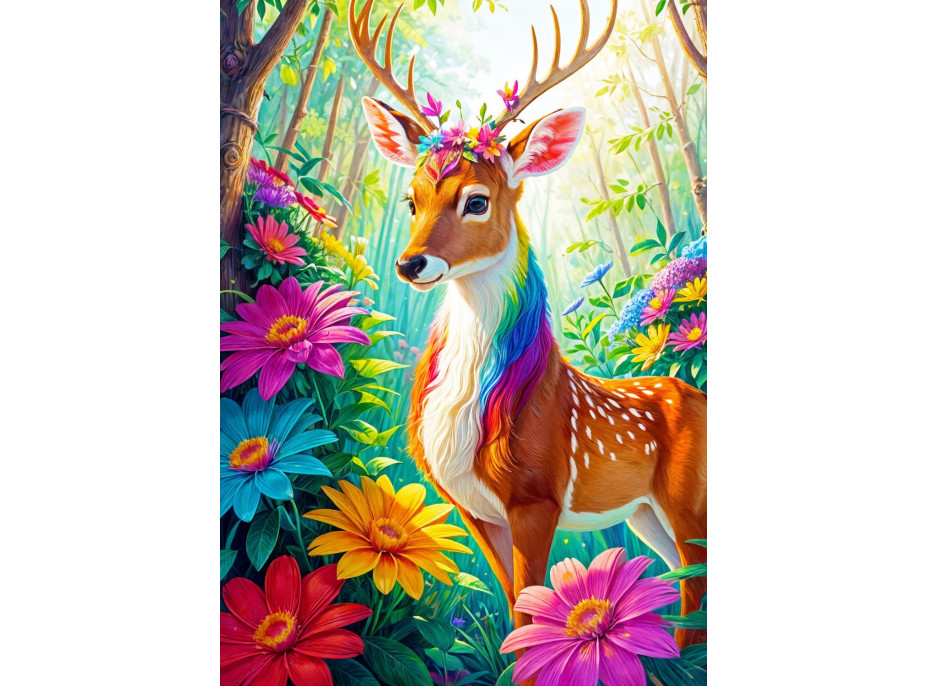 ENJOY Puzzle Kúzelný jeleň 1000 dielikov