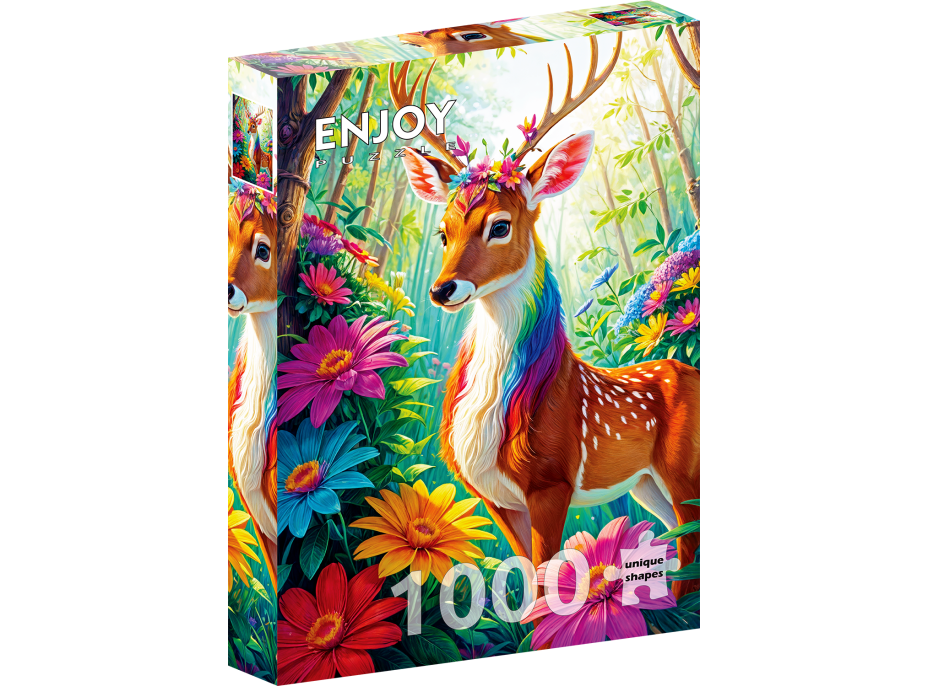 ENJOY Puzzle Kúzelný jeleň 1000 dielikov