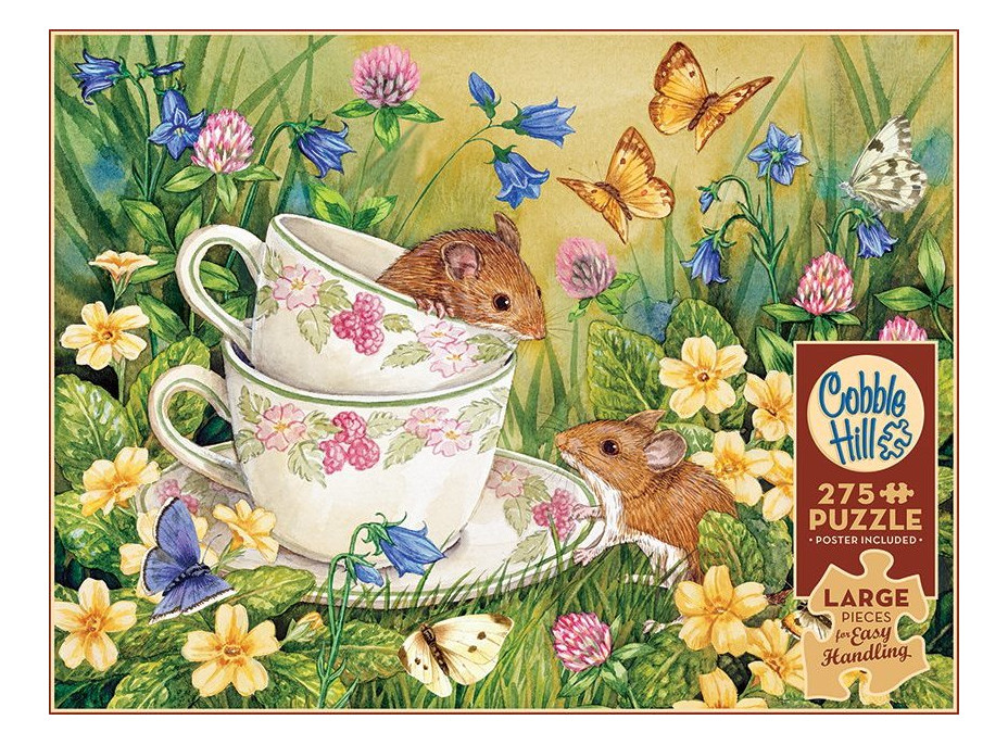 COBBLE HILL Puzzle Čaj pre dvoch XL 275 dielikov