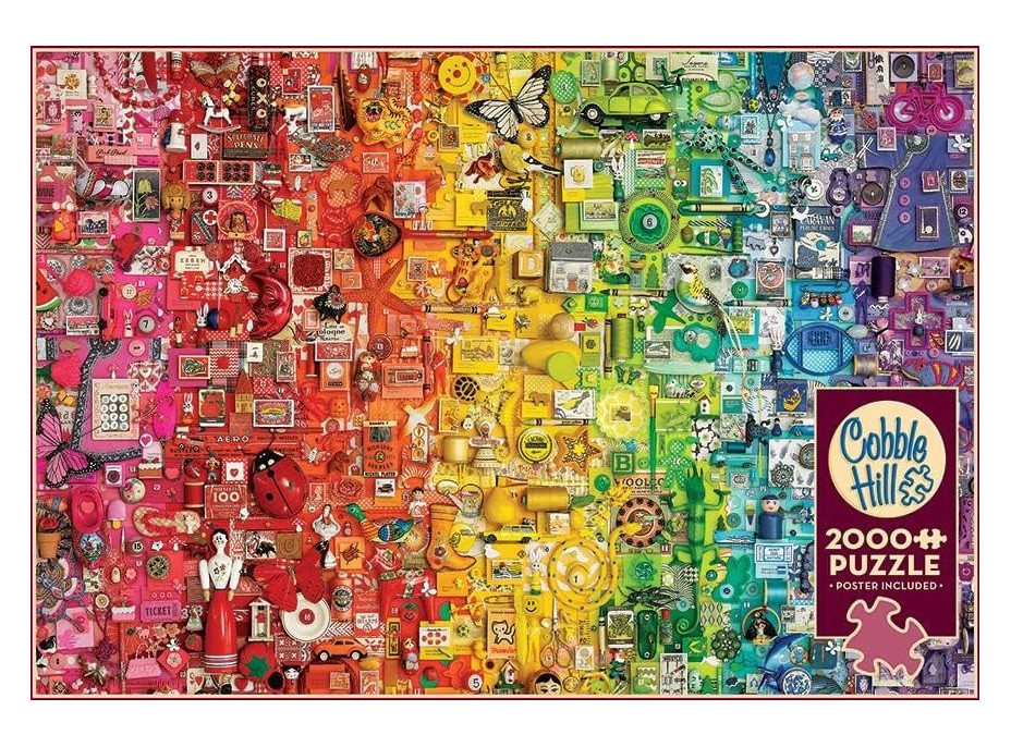 COBBLE HILL Puzzle Dúha 2000 dielikov
