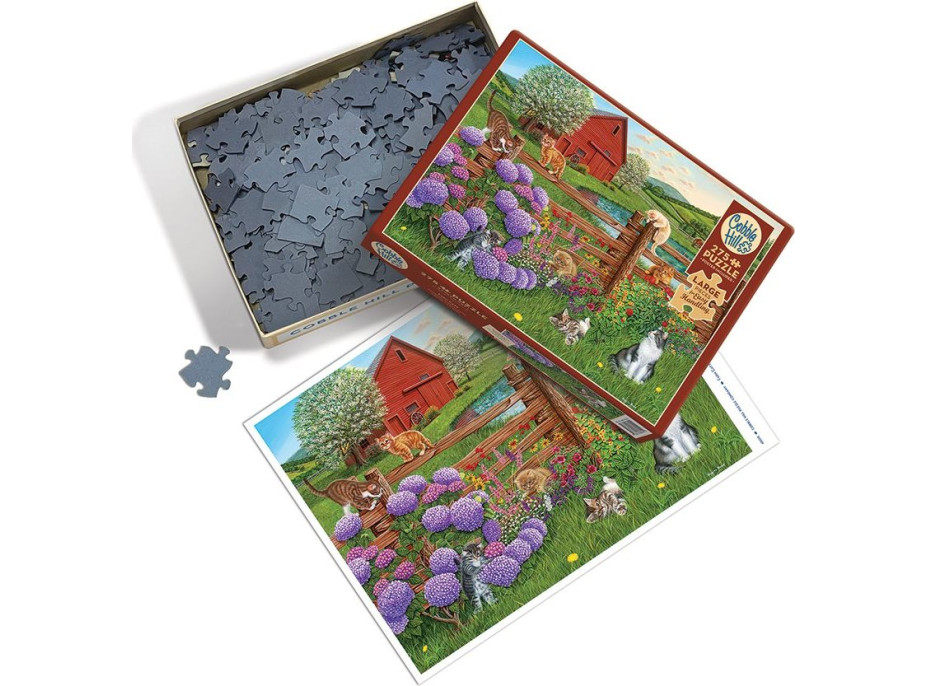 COBBLE HILL Puzzle Mačky na farme XL 275 dielikov