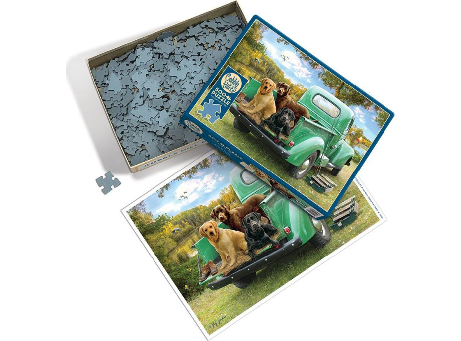 COBBLE HILL Puzzle Poďme rybárčiť 500 dielikov