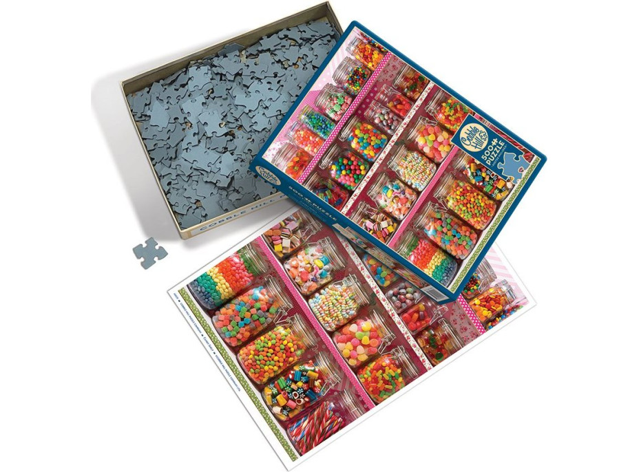 COBBLE HILL Puzzle Police so sladkosťami 500 dielikov