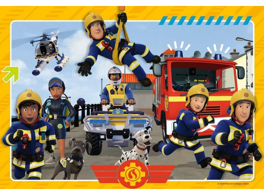 RAVENSBURGER Puzzle Požiarnik Sam v akcii 2x12 dielikov