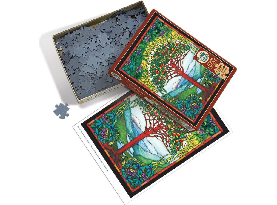 COBBLE HILL Puzzle Vitráž Strom života XL 275 dielikov