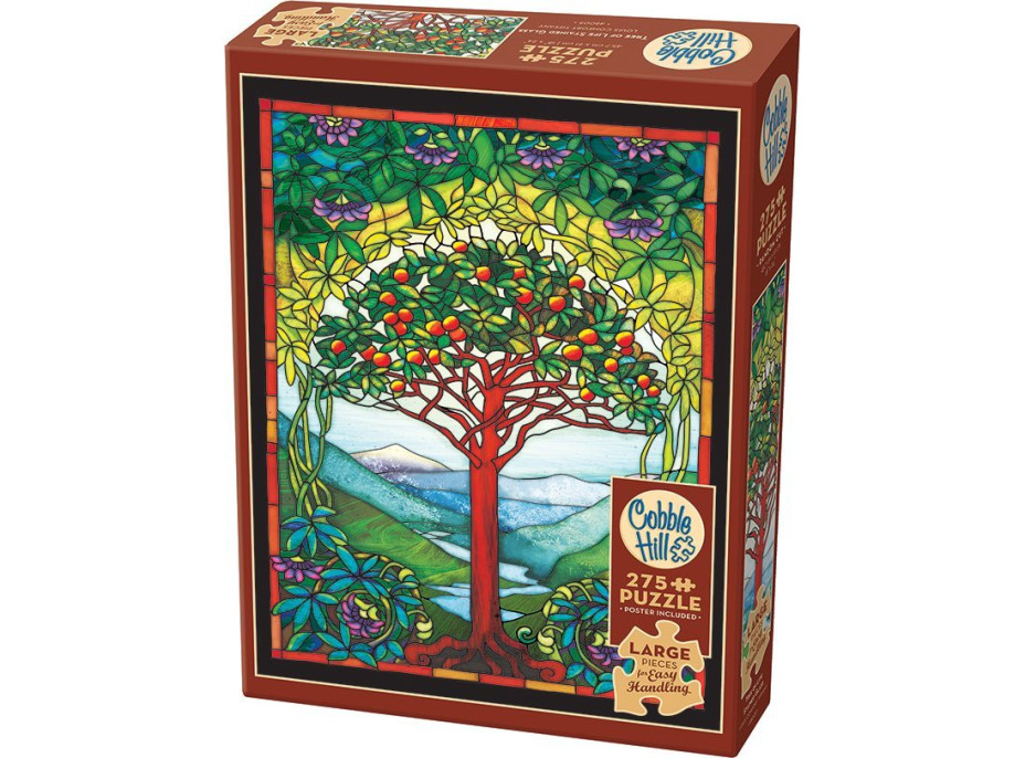 COBBLE HILL Puzzle Vitráž Strom života XL 275 dielikov
