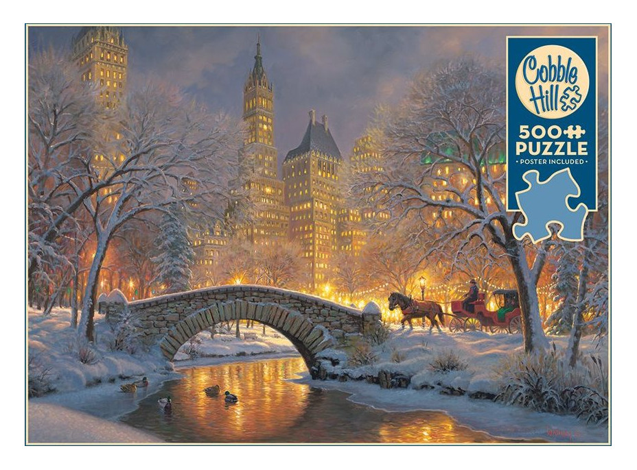 COBBLE HILL Puzzle Zima v parku 500 dielikov