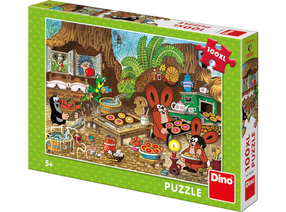 Dino Puzzle Krtko v kuchyni 100 XL