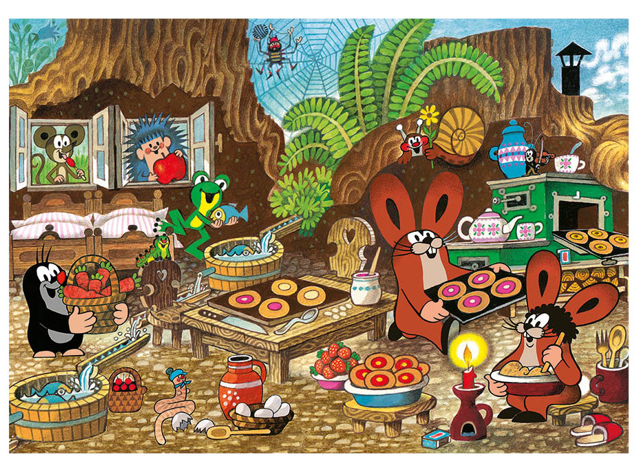 Dino Puzzle Krtko v kuchyni 100 XL