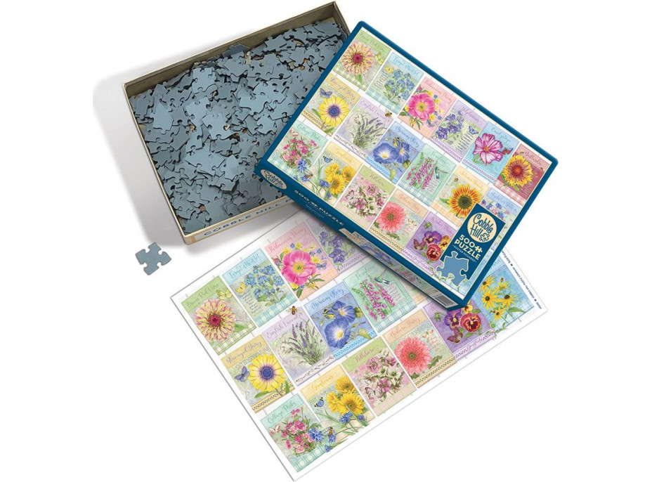 COBBLE HILL Puzzle Balíčky so semienkami 500 dielikov