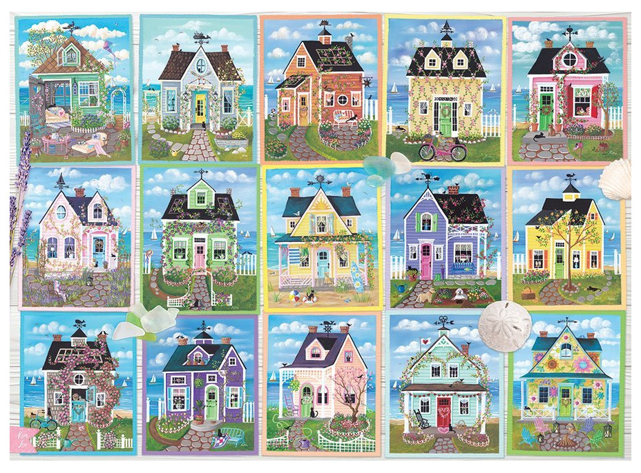 COBBLE HILL Puzzle Domčeky pri mori 1000 dielikov