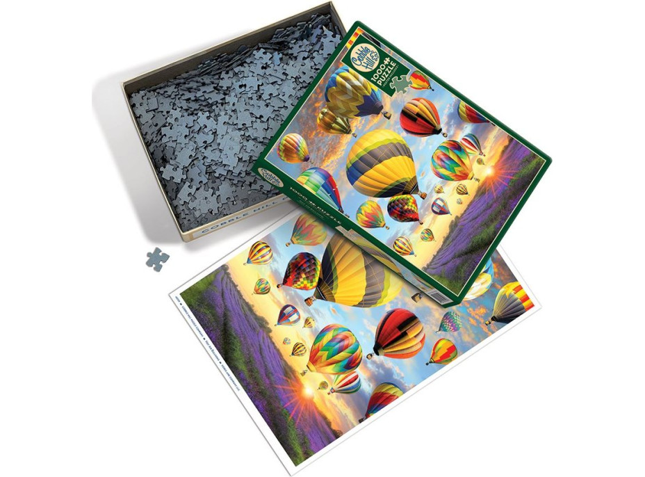 COBBLE HILL Puzzle Teplovzdušné balóny 1000 dielikov