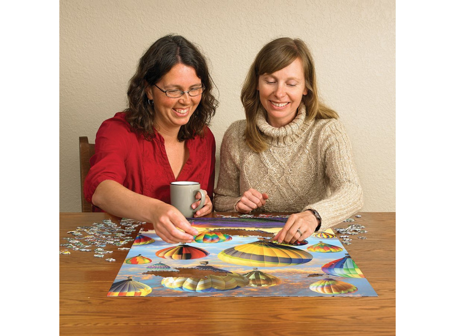COBBLE HILL Puzzle Teplovzdušné balóny 1000 dielikov