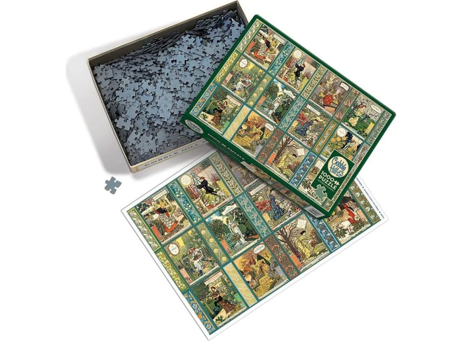 COBBLE HILL Puzzle Jardiniere: Záhradnícky kalendár 1000 dielikov
