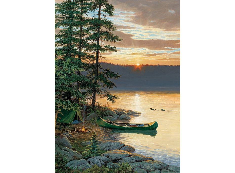 COBBLE HILL Puzzle Jazero kanoe 500 dielikov